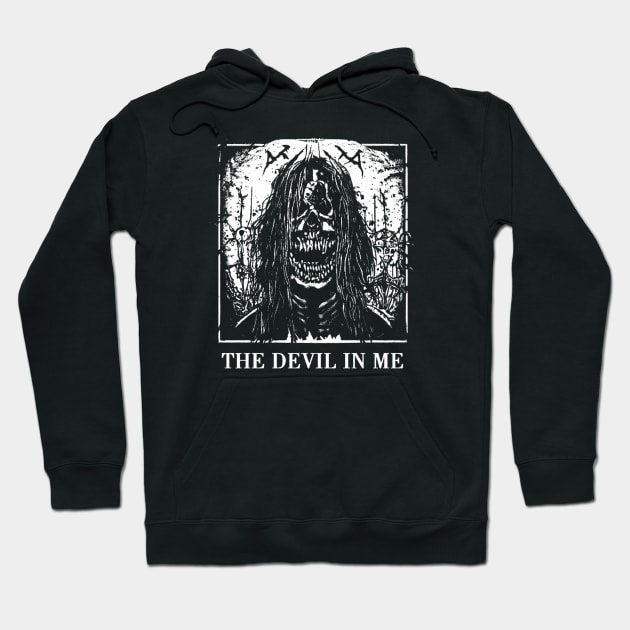 The devil lives in me. Hoodie by Lolebomb